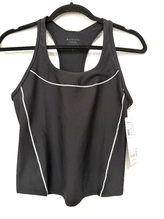 Athleta Tops - Athleta Interval Tank Black White Racerback Small NWT